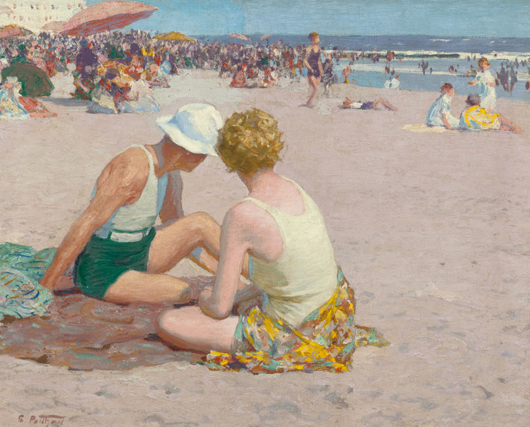 Edward Henry Potthast, 'A Summer Vacation,' est. $150,000-$200,000. Heritage Auctions image.